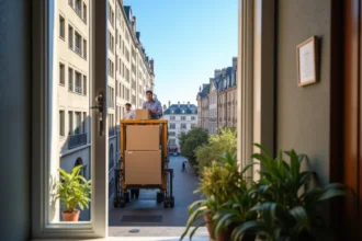 Déménagement avec lift à Bruxelles pour éviter les conflits voisins
