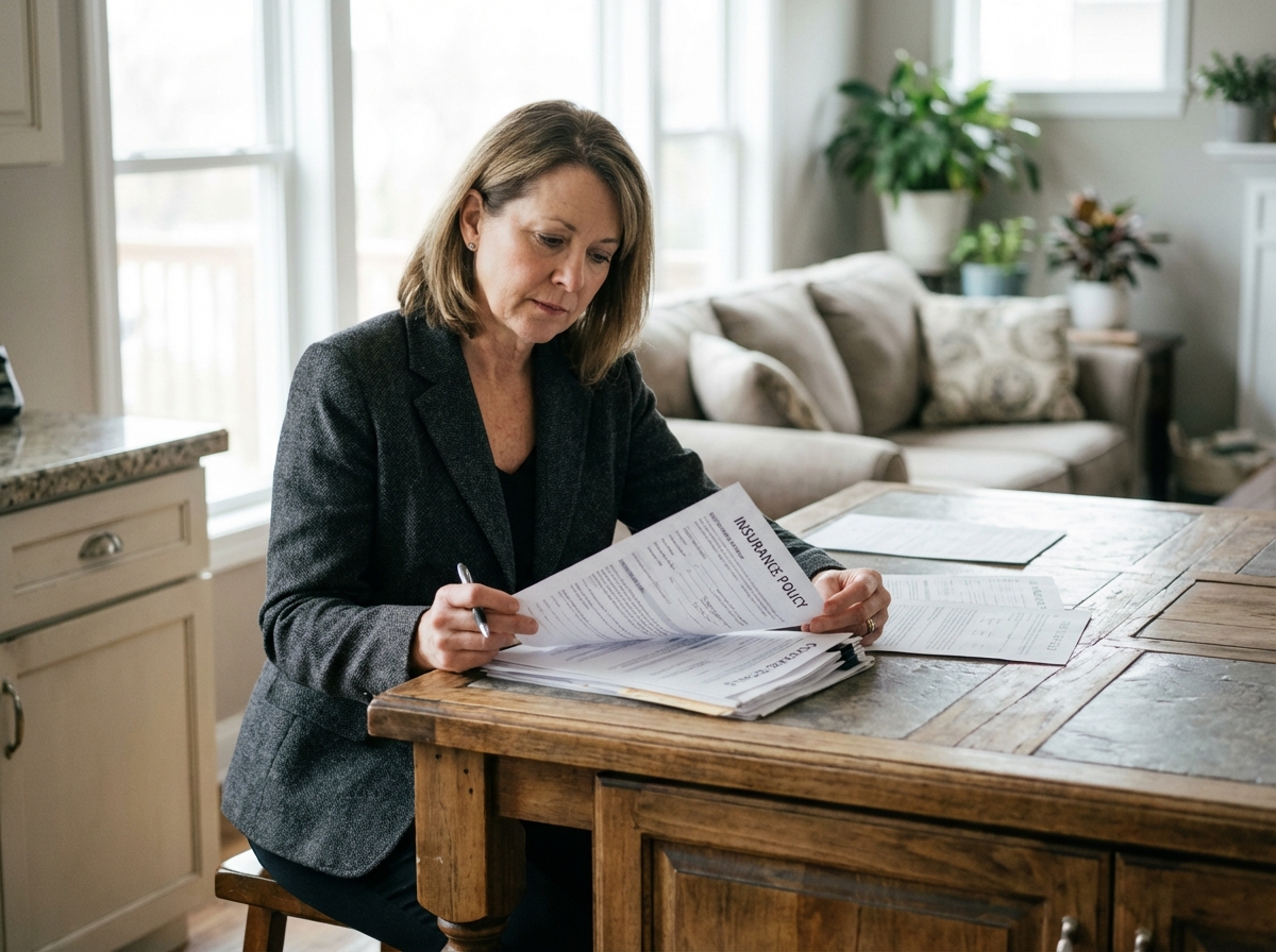 Femme d affaires en réunion dans une cuisine moderne