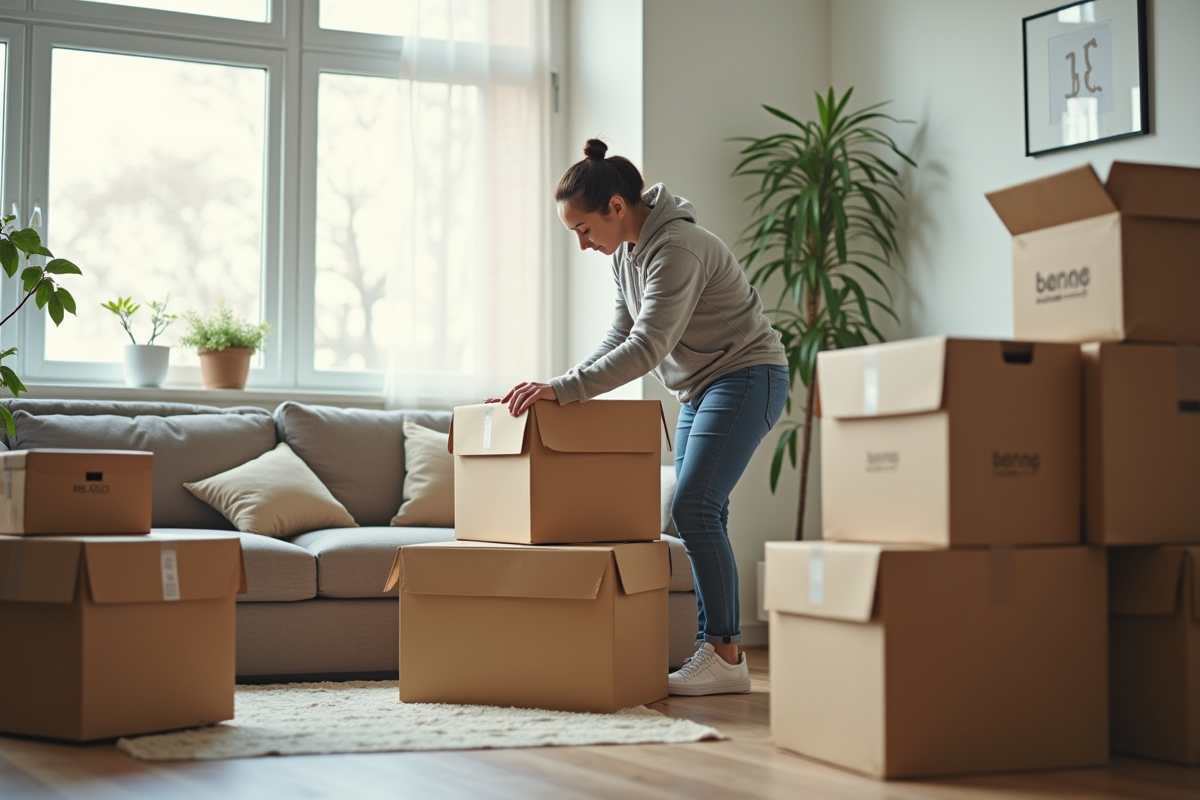 cartons déménagement